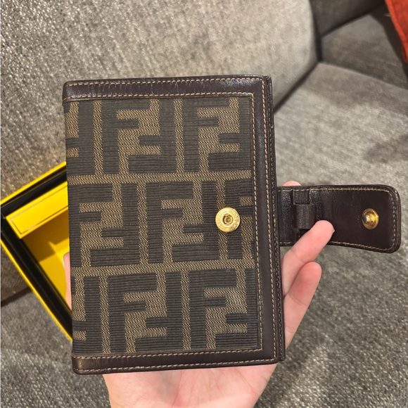 Fendi Zucca Brown and Black Monogram Agenda - Picture 3 of 12